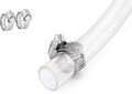 1/4’’ ID × 3/8’’ OD - 10 ft Clear Plastic Vinyl Tubing by ProfessionalBrand