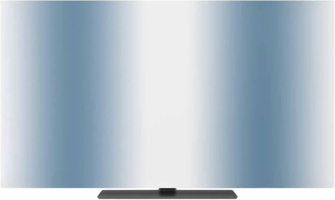 Modern Blue White Gradient Indoor TV Cover, Elastic TV Screen Protector - Image 2