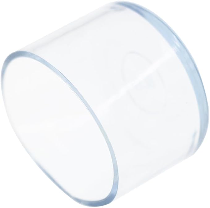 Round Chair Leg Caps, PVC Furniture Feet Covers, TTZEZE Transparent Round Floor - Image 3