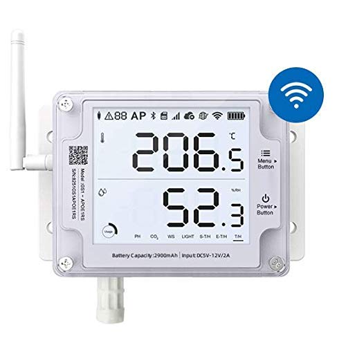 Ubibot Thermometer Hygrometer, Wireless Temperature Data Logger, Remote by UbiBot