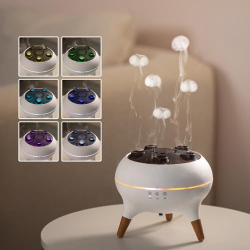 Jellyfish Essential Oil Diffuser, 250ml Ultrasonic Aromatherapy Humidifier by DEALFUN