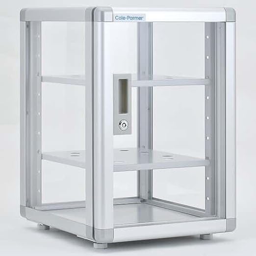Cole-Parmer Desiccator Cabinet, Aluminum Frame, Two Shelves: 70 L by Cole-Parmer