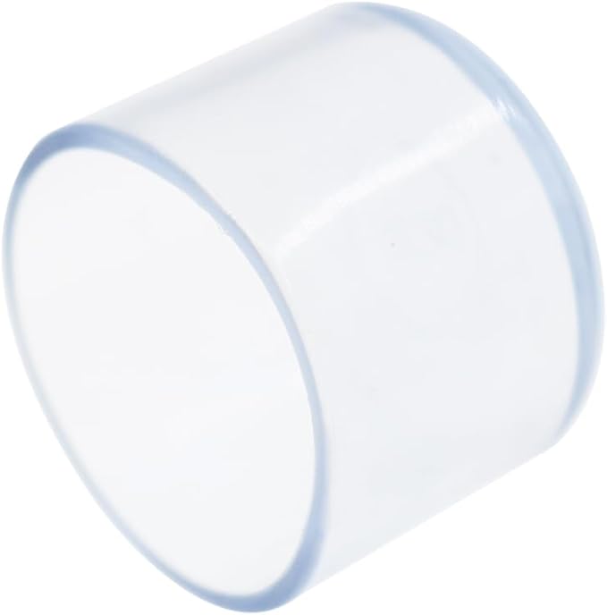Round Chair Leg Caps, PVC Furniture Feet Covers, TTZEZE Transparent Round Floor - Image 3