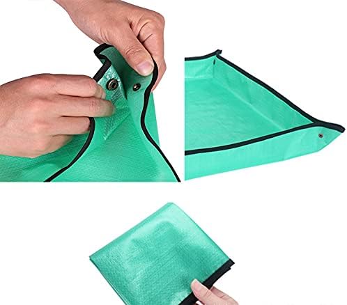 BIUWING 2PCS 39.4" x 39.4" Plant Repotting Mat Waterproof Transplanting Mat - Image 2