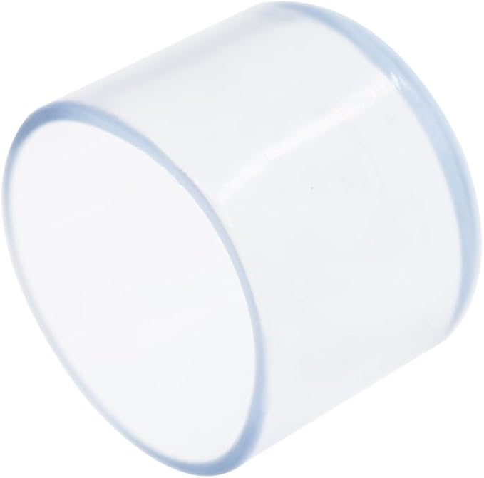 Round Chair Leg Caps, PVC Furniture Feet Covers, TTZEZE Transparent Round Floor - Image 3