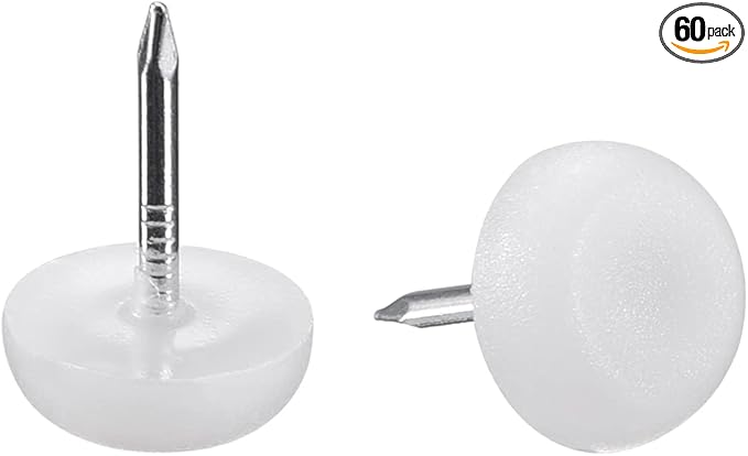 uxcell Furniture Feet Nail Plastic Glide Nails Chair Table Leg Protector Pads by uxcell