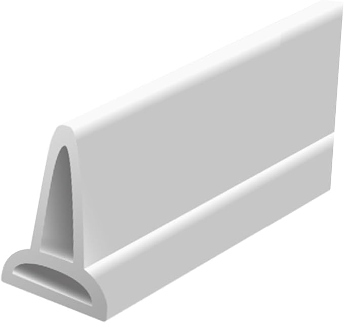 Self-Adhesive Water Retaining Strip Silicone Bathroom Shower Room Strip White by HYTROVE