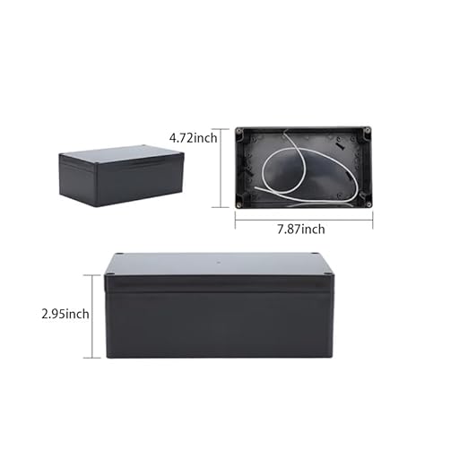 Project Box for Electronics -Electrical Enclosure, Junction Box ABS Plastic - Image 2