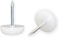 50 Pcs Furniture Feet Nail Plastic Glide Nails Round Chair Table Leg Protector by Boguish
