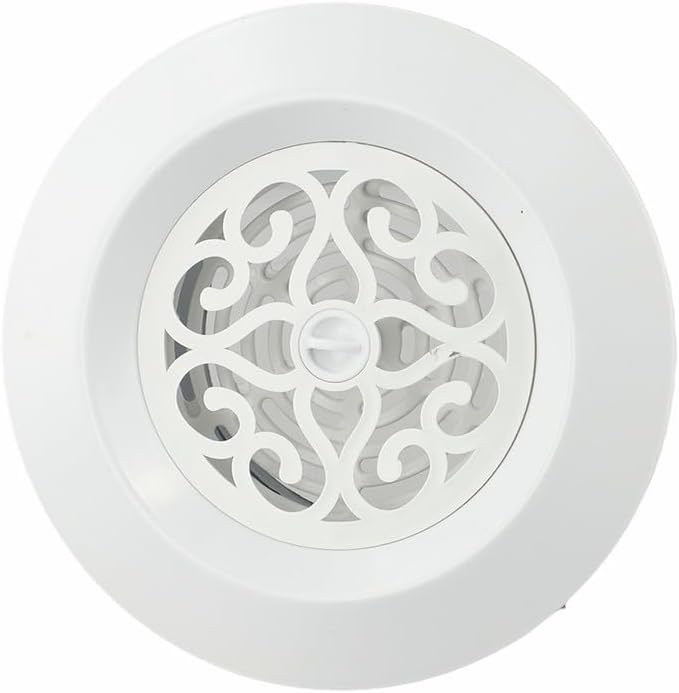 Round Air Vent Grille with Adjustable Louvers, ABS Ventilation Cover - Image 2
