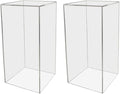 Marketing Holders 2 Pack Riser Display Box Clear Acrylic 12" x 12” x 19” No by MarketingHolders