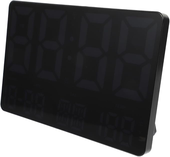 Large Digital Wall Clock with Temperature and Humidity Sensor Colorful Led - Image 3