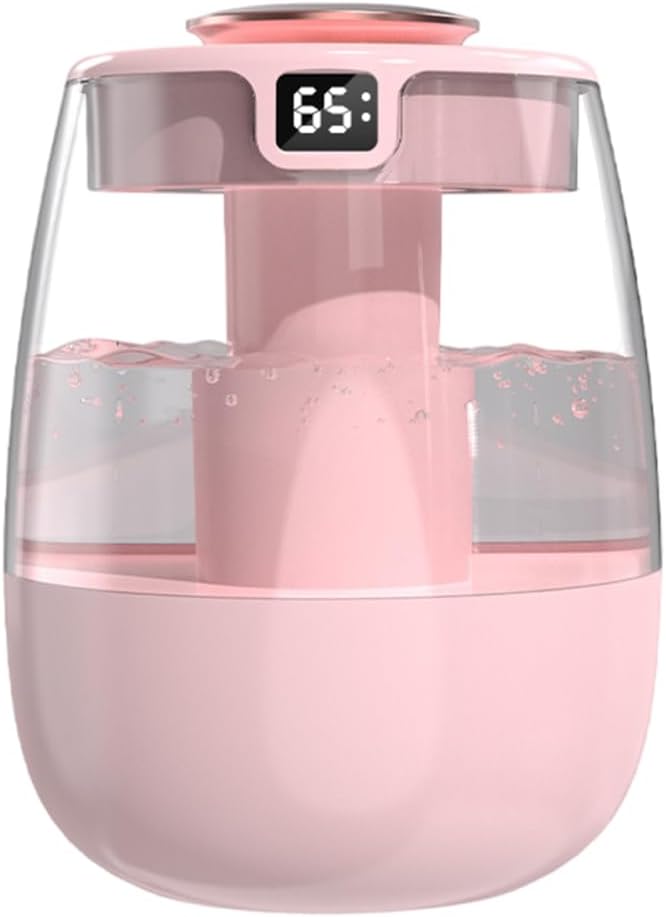 DONGKER Double Spray Humidifier, 1L Silent USB Digital Display Humidifier by DONGKER