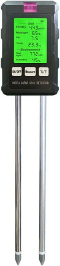 Soil Moisture Meter 6-in-1 Soil Ph Meter by Splenssy