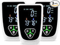 3 Pack 5-in-1 Plug in Carbon Monoxide Detector, Smoke Alarm & Natural Gas Leak by zealme