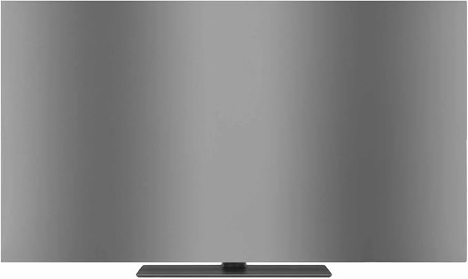 Minimalist Gray Gradient Art Indoor TV Cover, Elastic TV Screen Protector - Image 2
