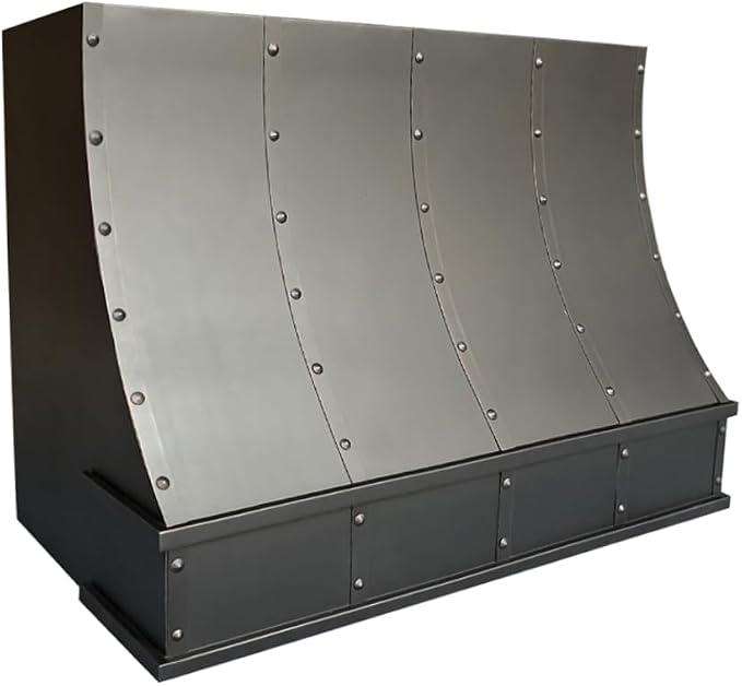 CT Copper Tailor Sloped Copper Vent Hood Island Mount, 1260 CFM Exhaust Fan - Image 2