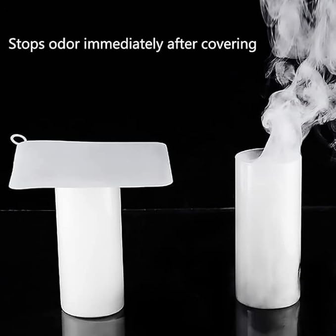2 Pieces 6 x 6 Inch Silicone Tub Stopper Floor Drain Cover Sewer Anti-Odor Mat - Image 2
