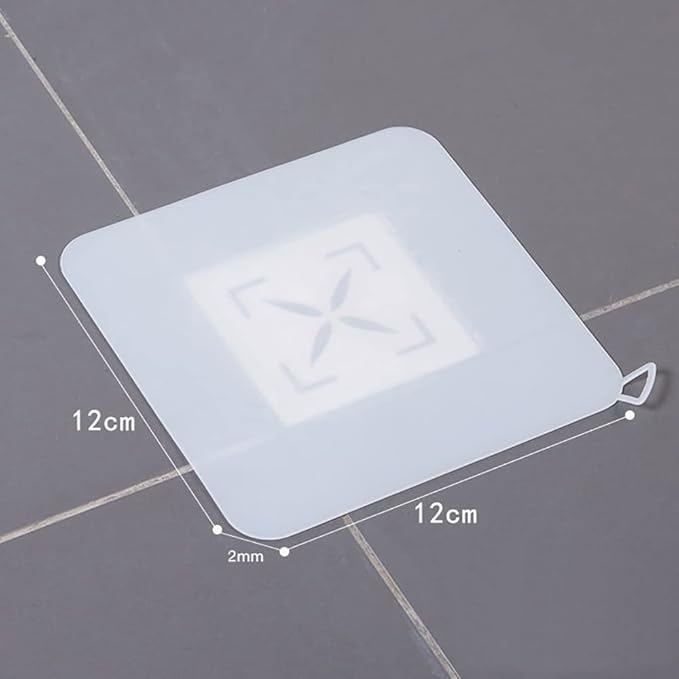 Silicone Tub Stopper Floor Drain Cover, 2 Pieces Sewer Anti-Odor Mat - Image 6