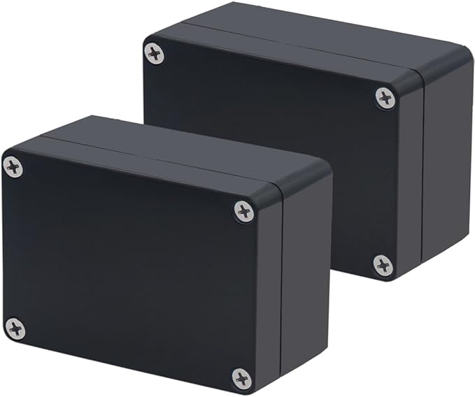 Outdoor Waterproof Junction Box IP67 Project Box ABS Black Electrical Boxes - Image 2
