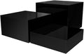 Riser Boxes Set of 3 Glossy Black 2" by MarketingHolders