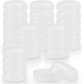 32 Pack Wrought Iron Patio Furniture Feet Caps 1-1/2 inch Round Plastic Outdoor by YourHomeApplianceMates