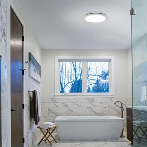 Homewerks 7141-80 Bathroom Fan Integrated LED Light Ceiling Mount Exhaust - Image 9