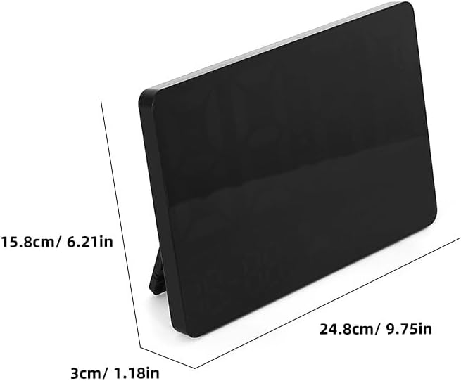 Large Digital Wall Clock with Temperature and Humidity Sensor Colorful Led - Image 4