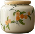 Storage Tank Hand-painted Distant Mountains, Persimmon Tea Cans, Small Ceramic by Unknown