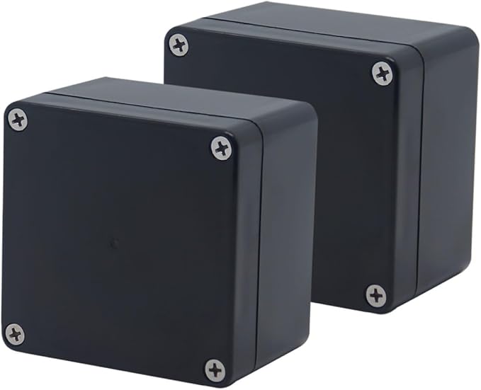 Outdoor Waterproof Junction Box IP67 Project Box ABS Black Electrical Boxes - Image 2