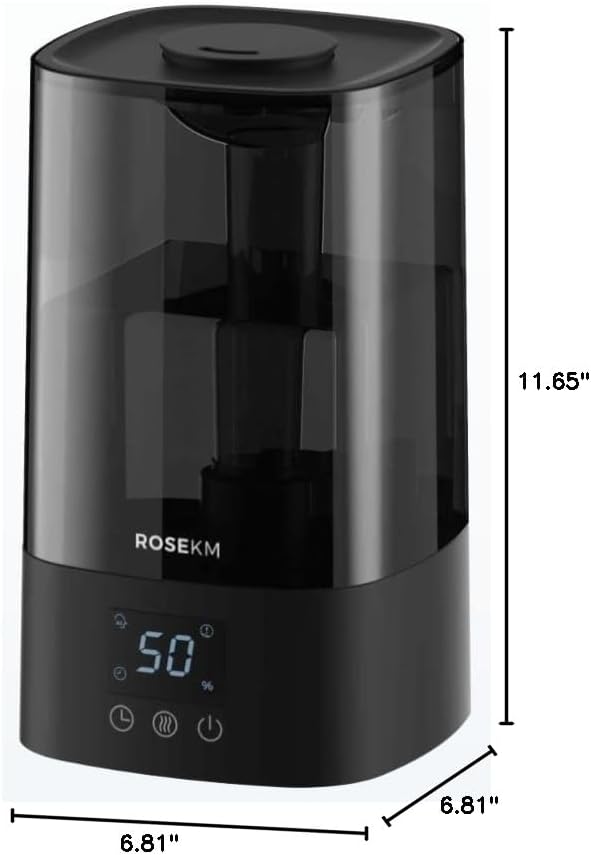 Automatic Humidifiers for Bedroom Large Room, 4.5L Cool Mist Humidifier for - Image 9