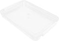 Flat Transparent Document Storage Box Pet File Organizer by KALLORY