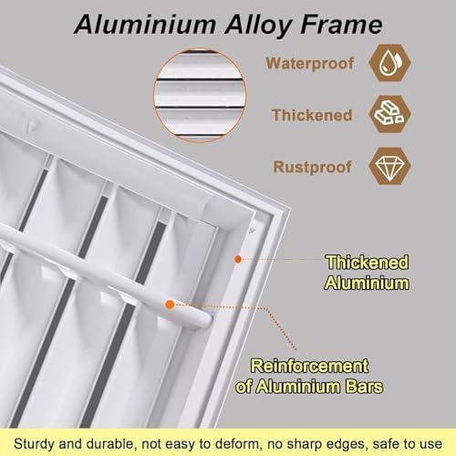 Detive 10x16 Inch Steel Air Vent Cover - Image 8