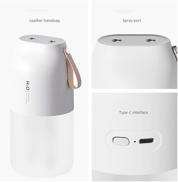 Wireless Air Humidifier Diffuser Rechargeable Double Nozzle Essential Oil - Image 4