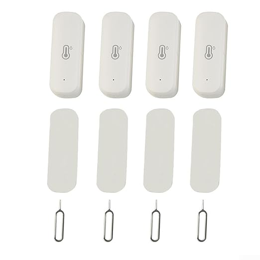 4 pcsWiFi Hygrometer Thermometer Sensor, Smart Temperature Humidity Monitor - Image 4