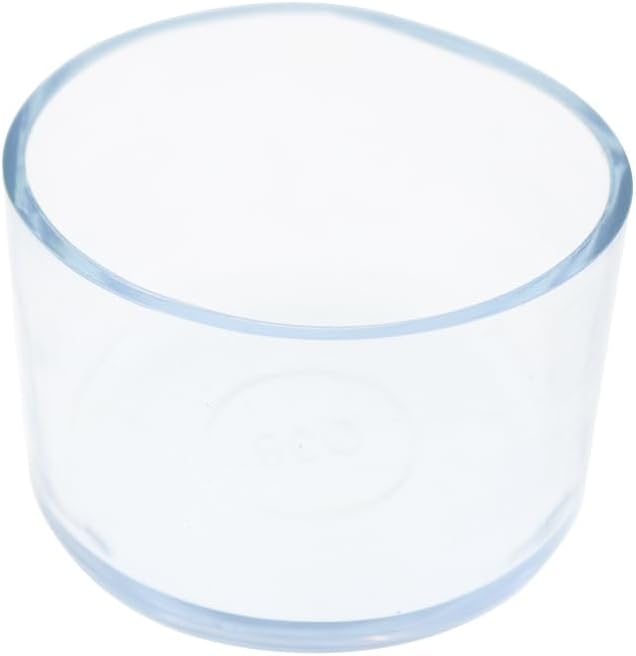 Round Chair Leg Caps, PVC Furniture Feet Covers, TTZEZE Transparent Round Floor - Image 4