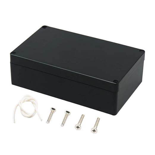 Junction Box, Zulkit Project Box IP65 Waterproof Outdoor Box ABS Plastic by Zulkit