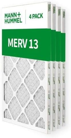 Mann+Hummel 16x25x1 MERV 13 Pleated HVAC AC Furnace Air Filters. 4 Pack. - Image 4