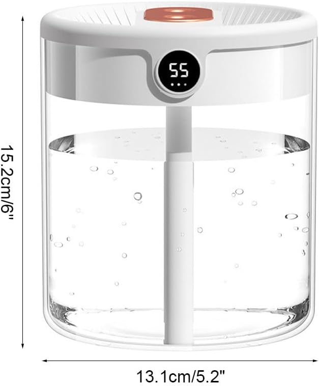Smart Humidifier, Double Nozzle Cool Mist Humidifier - Image 2