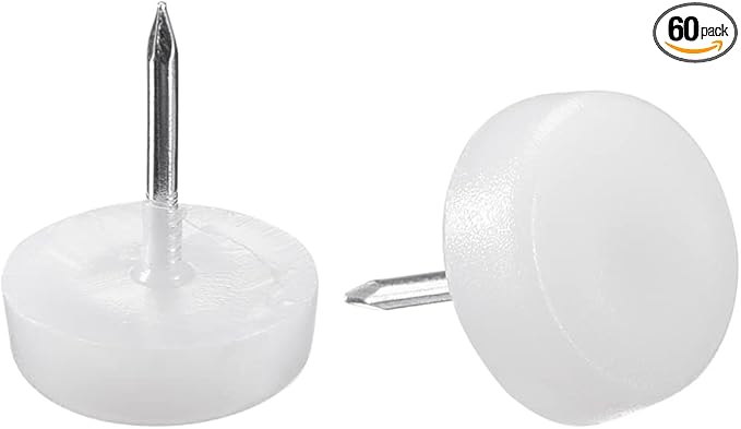 uxcell Furniture Feet Nail Plastic Glide Nails Chair Table Leg Protector 16mm by uxcell