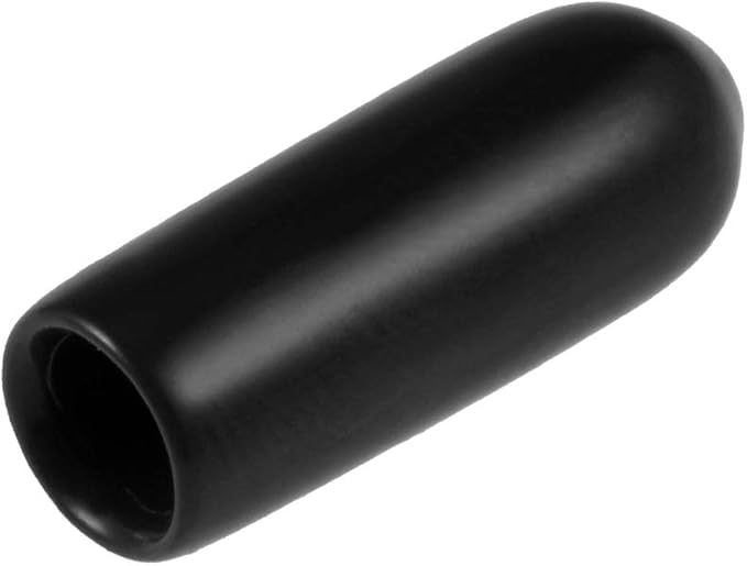 uxcell 20pcs Rubber End Caps 4mm ID Vinyl Round Tube Bolt Cap Cover Thread by uxcell