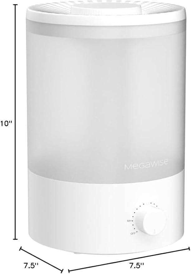 MEGAWISE 3.5L Ultrasonic Cool Mist Humidifier – Top-Fill, Essential Oil Diffuser - Image 3