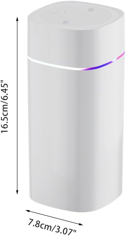 DONGKER Mini Humidifier, 600ml Dual Channels USB Quiet Humidifier - Image 4