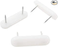 40pcs Plastic Head Double Pins Multifunctional Furniture Chair Leg Feet Pads by WHYHKJ