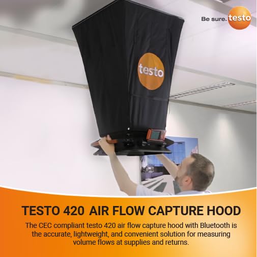 Testo 420 Flow Hood – Airflow Meter HVAC - Image 3