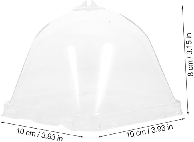 12pcs Reusable Garden Dome Covers Transparent Square Cloche - Image 2