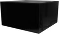 4 Pack Black Acrylic Display Box Versatile 5 Sided Pedestal Merchandise Storage by MarketingHolders