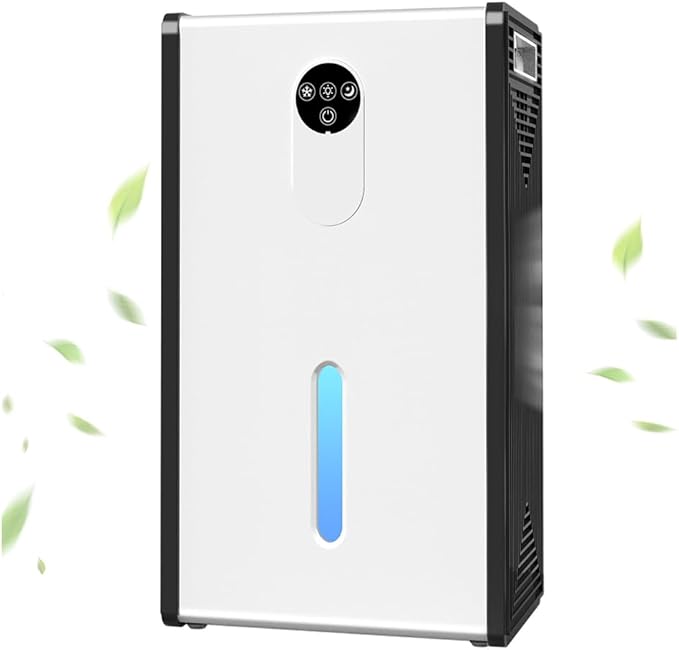 Dehumidifier for 1076 sq.ft, Quiet Portable Moisture Absorber by Unknown