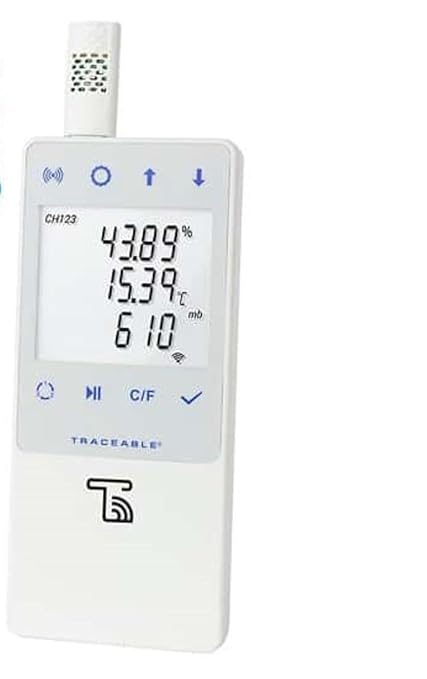 Digi-Sense AO-18000-33 Barometric Temperature Humidity Data Logger by Digi-Sense