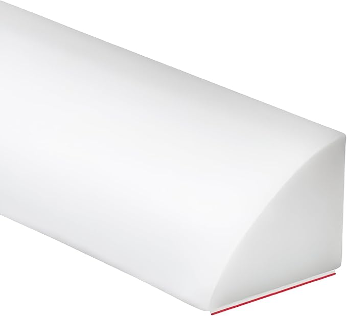 Duzzy 158 Inch Flexible Quarter Round Molding, Silicone Rubber Peel and Stick by Duzzy